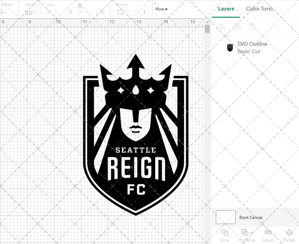 Seattle Reign FC 2024, Svg, Dxf, Eps, Png 003