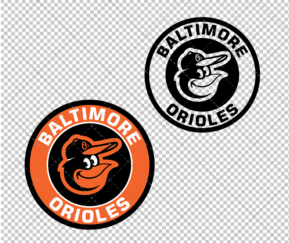 Baltimore Orioles Circle 2012, Svg, Dxf, Eps, Png - SvgShopArt