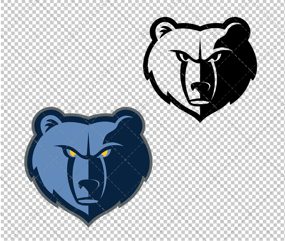 Memphis Grizzlies Alternate 2018, Svg, Dxf, Eps, Png - SvgShopArt