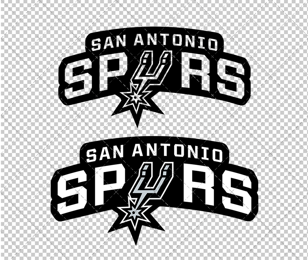 San Antonio Spurs Concept 2017 004, Svg, Dxf, Eps, Png - SvgShopArt