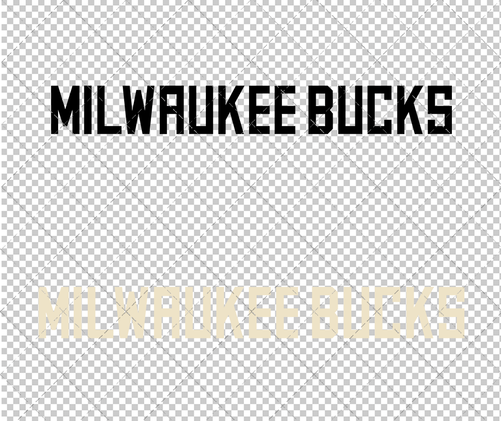 Milwaukee Bucks Wordmark 2015 002, Svg, Dxf, Eps, Png - SvgShopArt