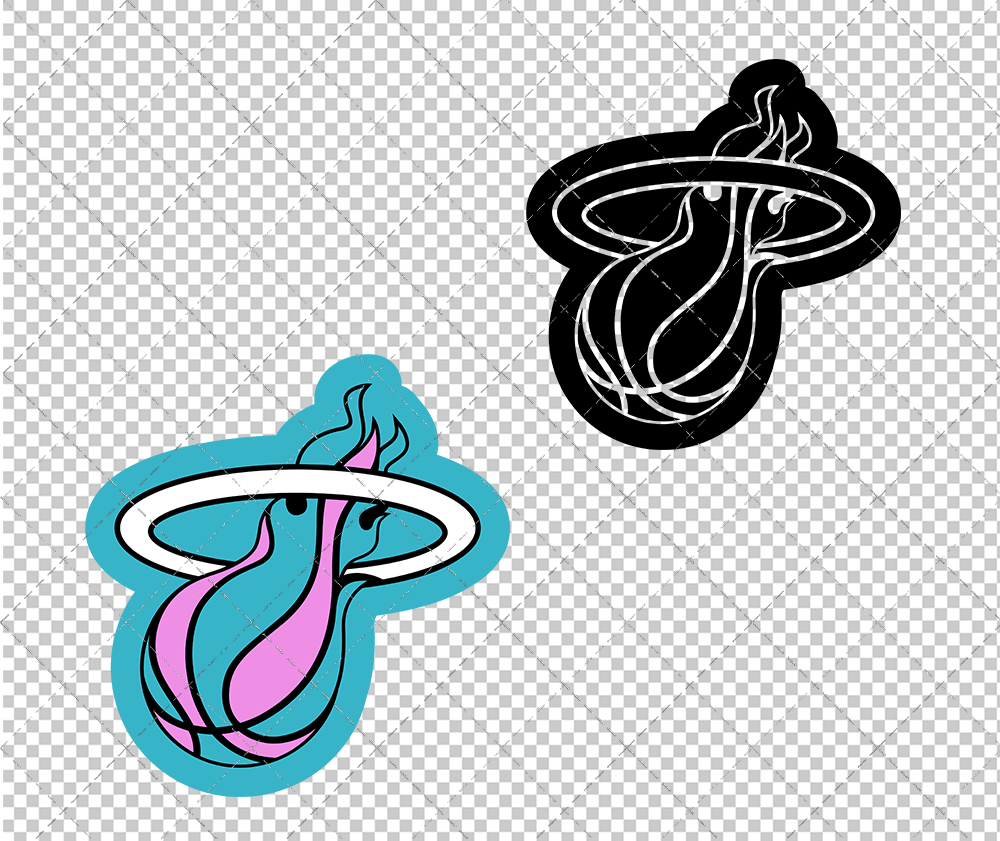 Miami Heat Vice Concept 2017 003, Svg, Dxf, Eps, Png - SvgShopArt