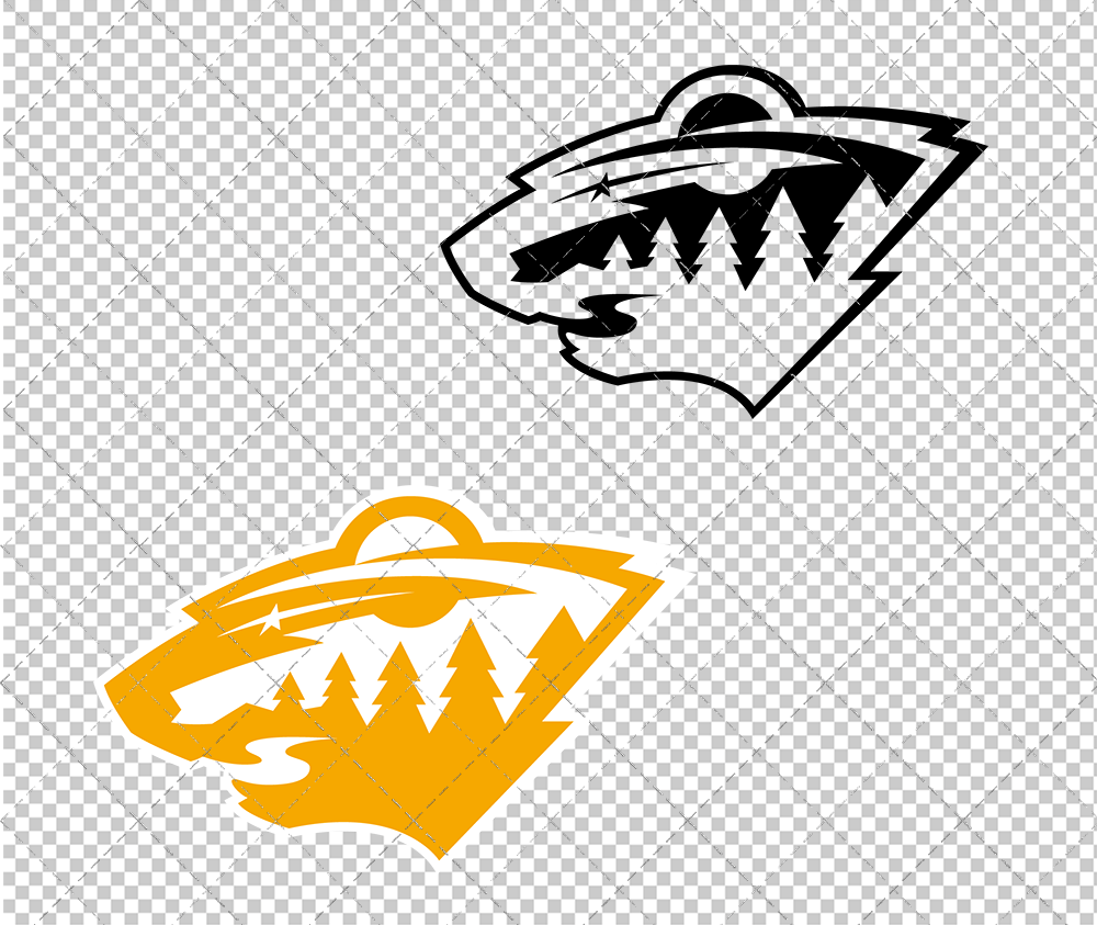 Minnesota Wild Concept 2013 006, Svg, Dxf, Eps, Png - SvgShopArt