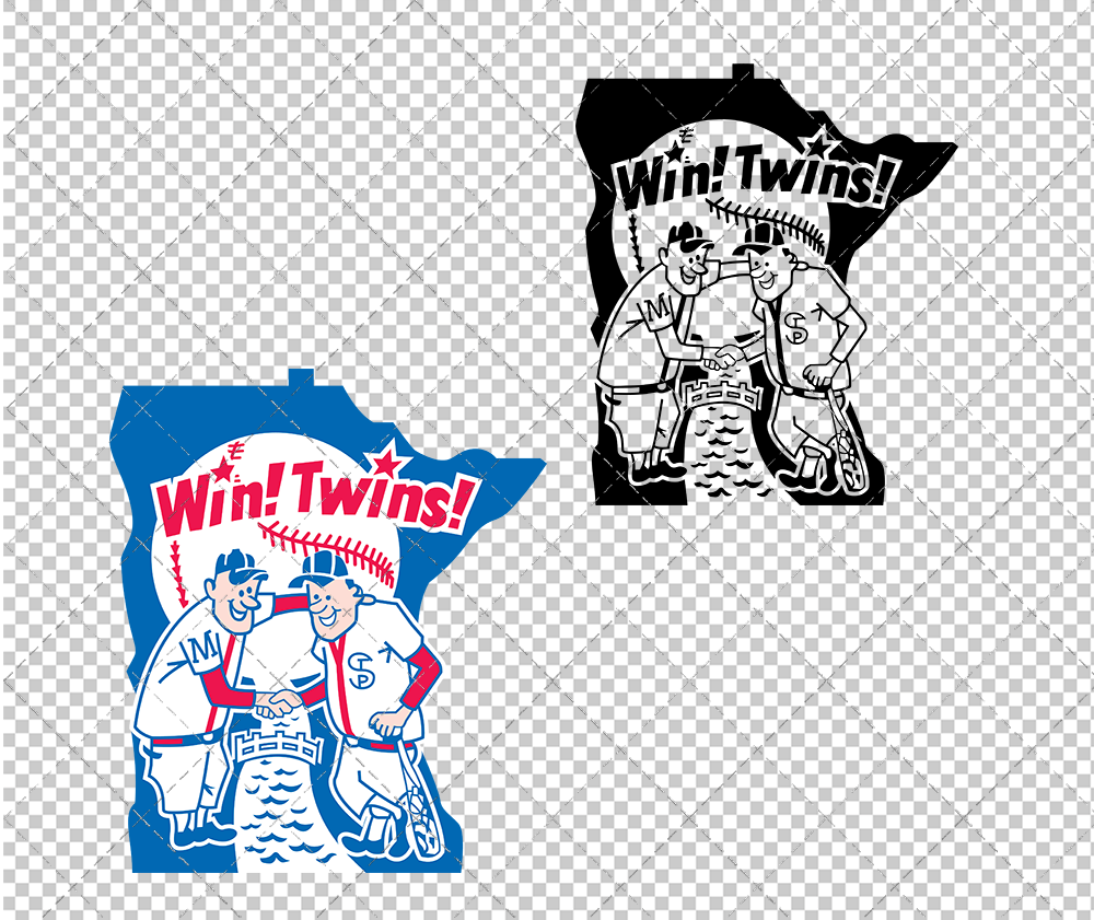 Minnesota Twins 1976, Svg, Dxf, Eps, Png - SvgShopArt