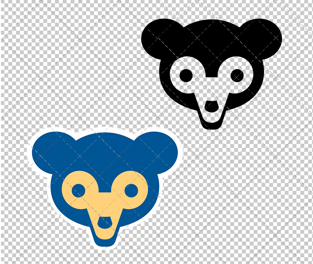 Chicago Cubs Alternate 1962, Svg, Dxf, Eps, Png - SvgShopArt