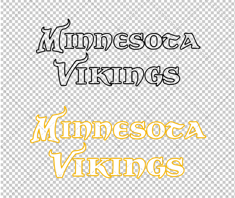Minnesota Vikings Wordmark 2004 007, Svg, Dxf, Eps, Png - SvgShopArt