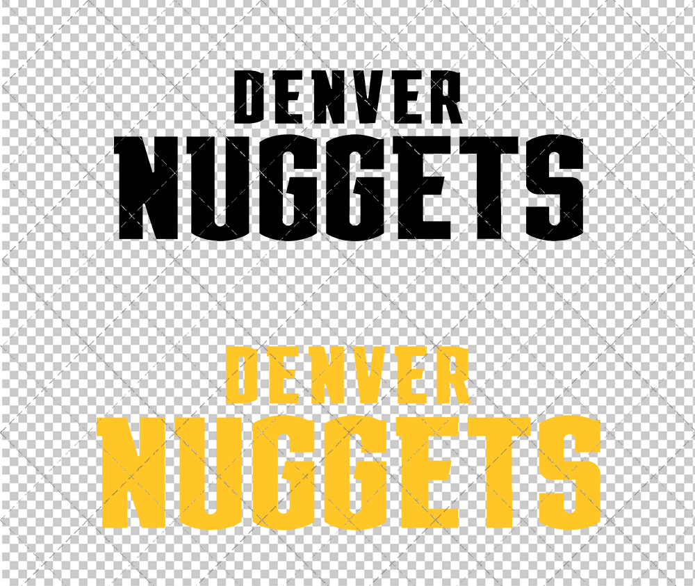 Denver Nuggets Wordmark 2018 002, Svg, Dxf, Eps, Png - SvgShopArt