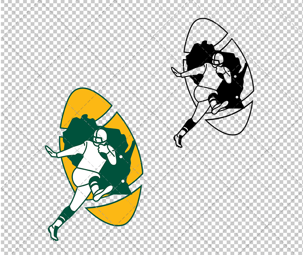 Green Bay Packers 1961, Svg, Dxf, Eps, Png - SvgShopArt
