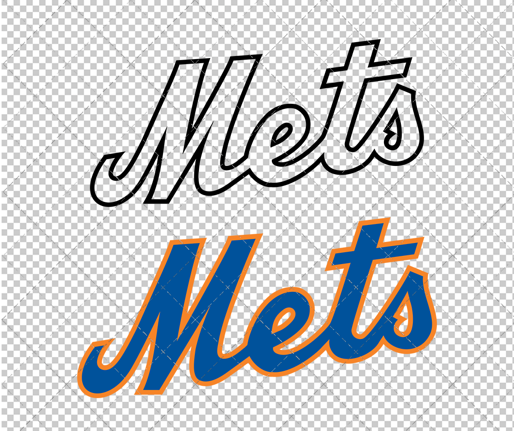 New York Mets Jersey 1962, Svg, Dxf, Eps, Png - SvgShopArt