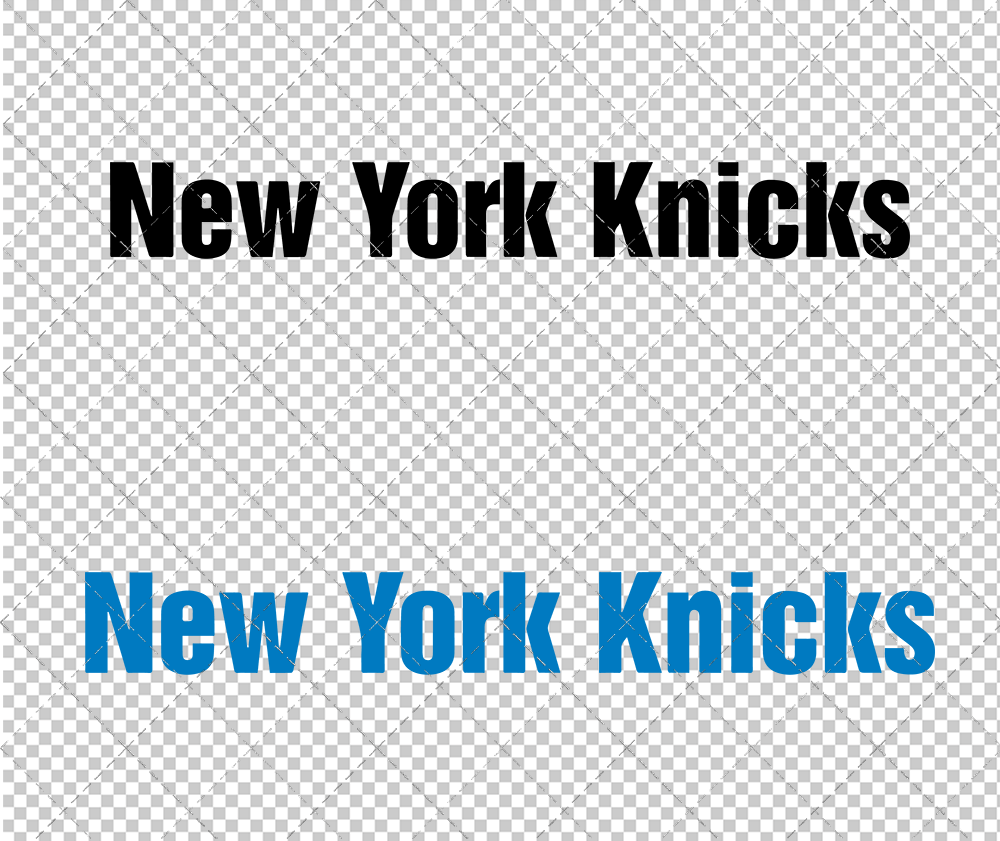 New York Knicks Wordmark 1976, Svg, Dxf, Eps, Png - SvgShopArt