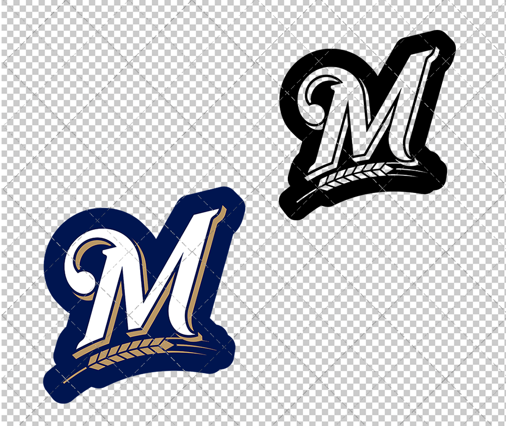 Milwaukee Brewers Concept 2000, Svg, Dxf, Eps, Png - SvgShopArt