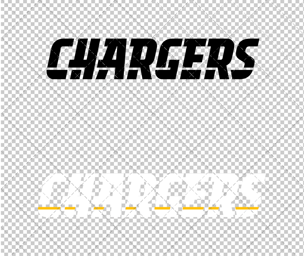 Los Angeles Chargers Wordmark 2017 004, Svg, Dxf, Eps, Png - SvgShopArt