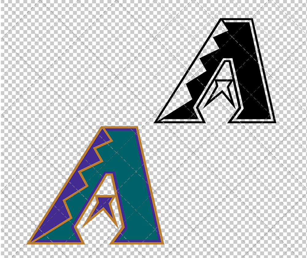 Arizona Diamondbacks Alternate 1998 002, Svg, Dxf, Eps, Png - SvgShopArt
