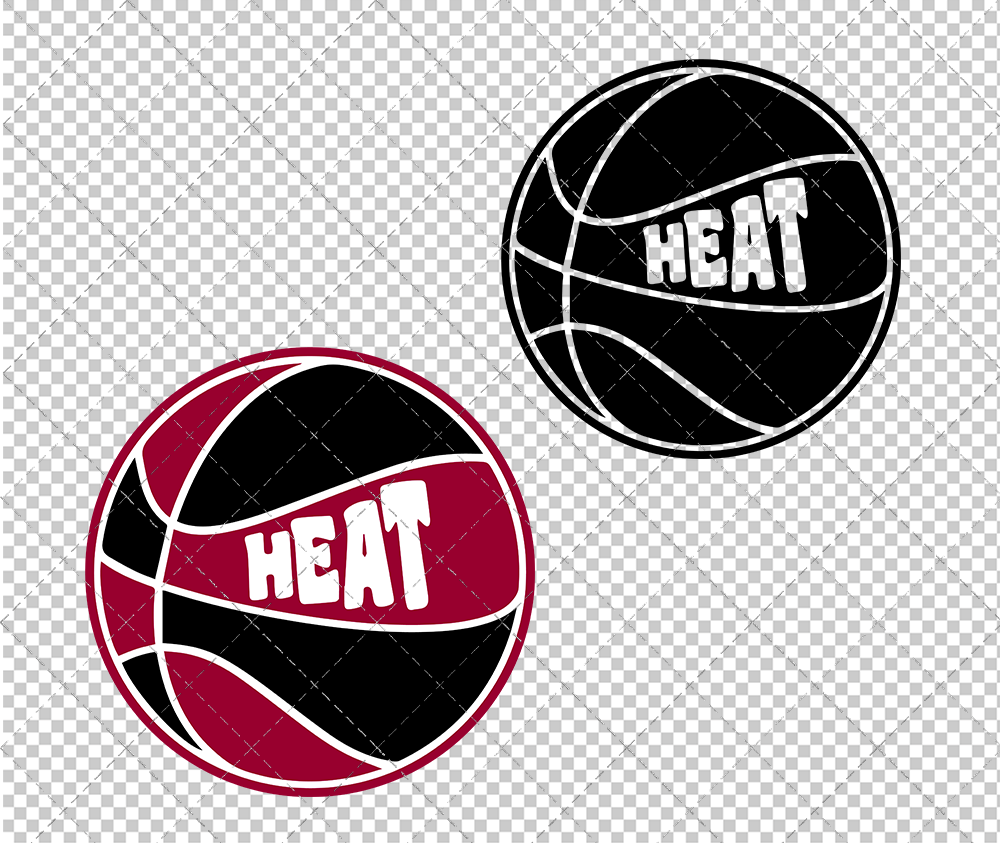 Miami Heat Concept 2008 008, Svg, Dxf, Eps, Png - SvgShopArt