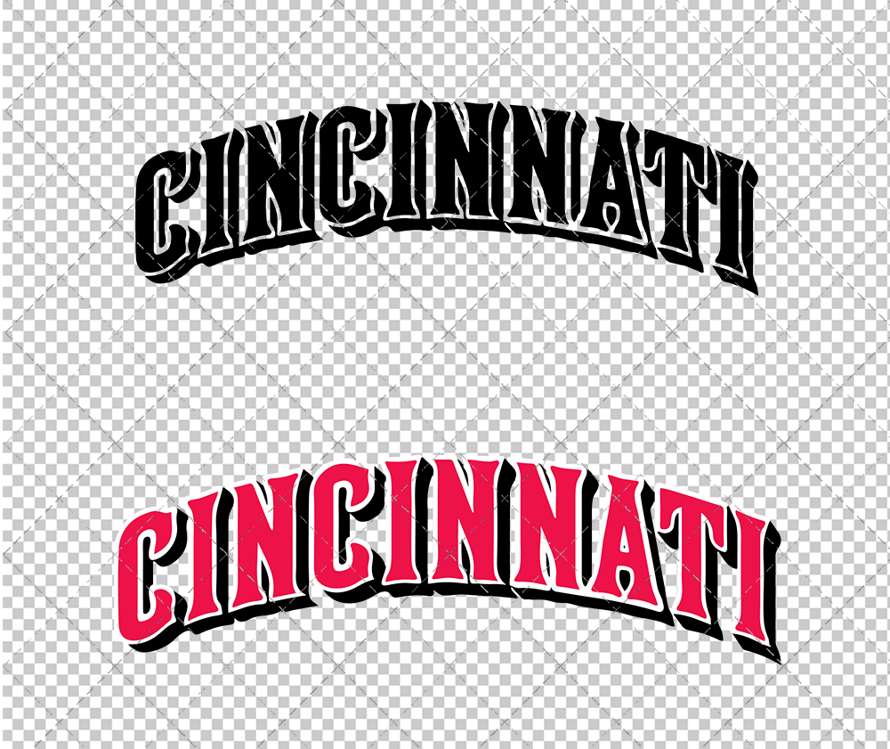 Cincinnati Reds Jersey 2007, Svg, Dxf, Eps, Png - SvgShopArt