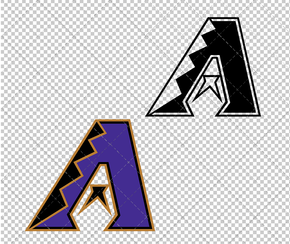 Arizona Diamondbacks Alternate 1998 004, Svg, Dxf, Eps, Png - SvgShopArt
