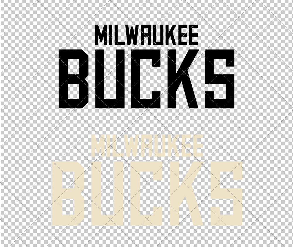 Milwaukee Bucks Wordmark 2015 004, Svg, Dxf, Eps, Png - SvgShopArt