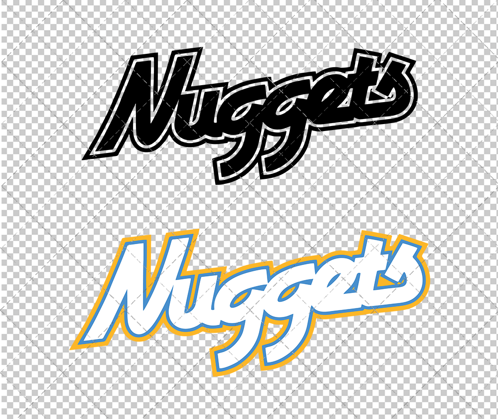 Denver Nuggets Wordmark 2005 002, Svg, Dxf, Eps, Png - SvgShopArt
