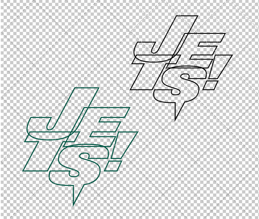 New York Jets Alternate 2002 004, Svg, Dxf, Eps, Png - SvgShopArt
