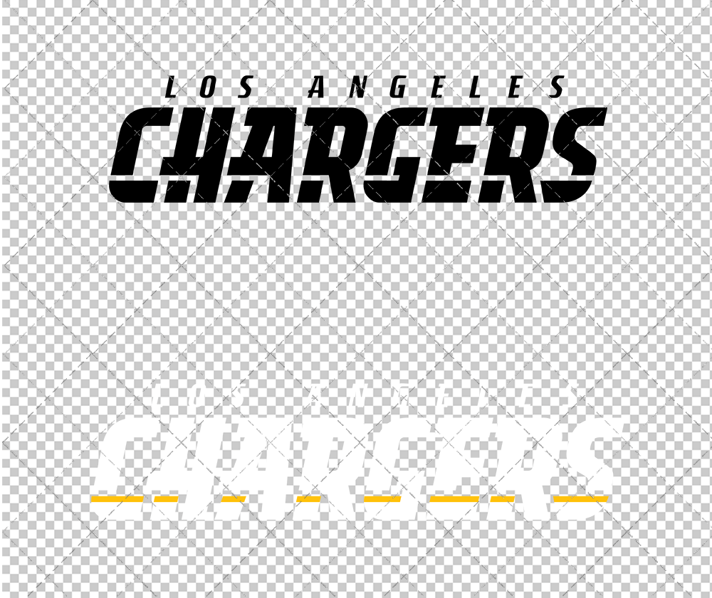 Los Angeles Chargers Wordmark 2017 002, Svg, Dxf, Eps, Png - SvgShopArt