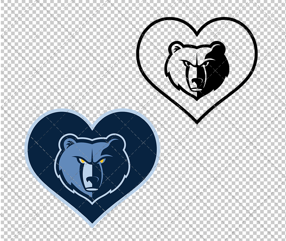 Memphis Grizzlies Concept 2004, Svg, Dxf, Eps, Png - SvgShopArt