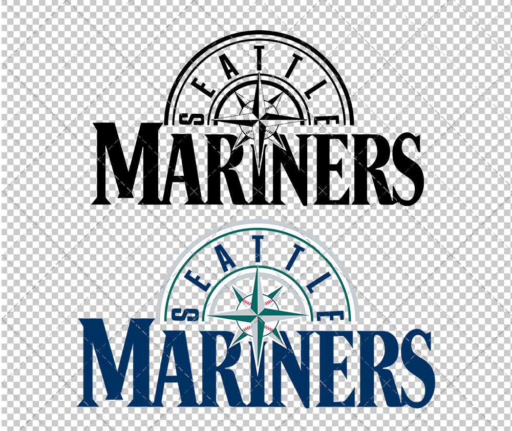 Seattle Mariners Alternate 1993, Svg, Dxf, Eps, Png - SvgShopArt