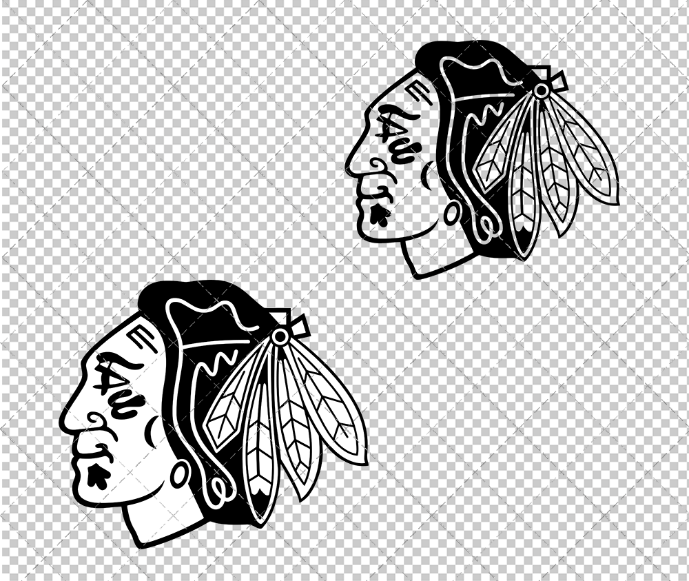 Chicago Blackhawks Concept 1999 005, Svg, Dxf, Eps, Png - SvgShopArt