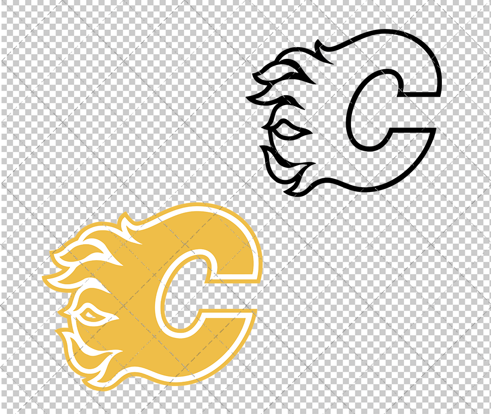 Calgary Flames Concept 2020 006, Svg, Dxf, Eps, Png - SvgShopArt