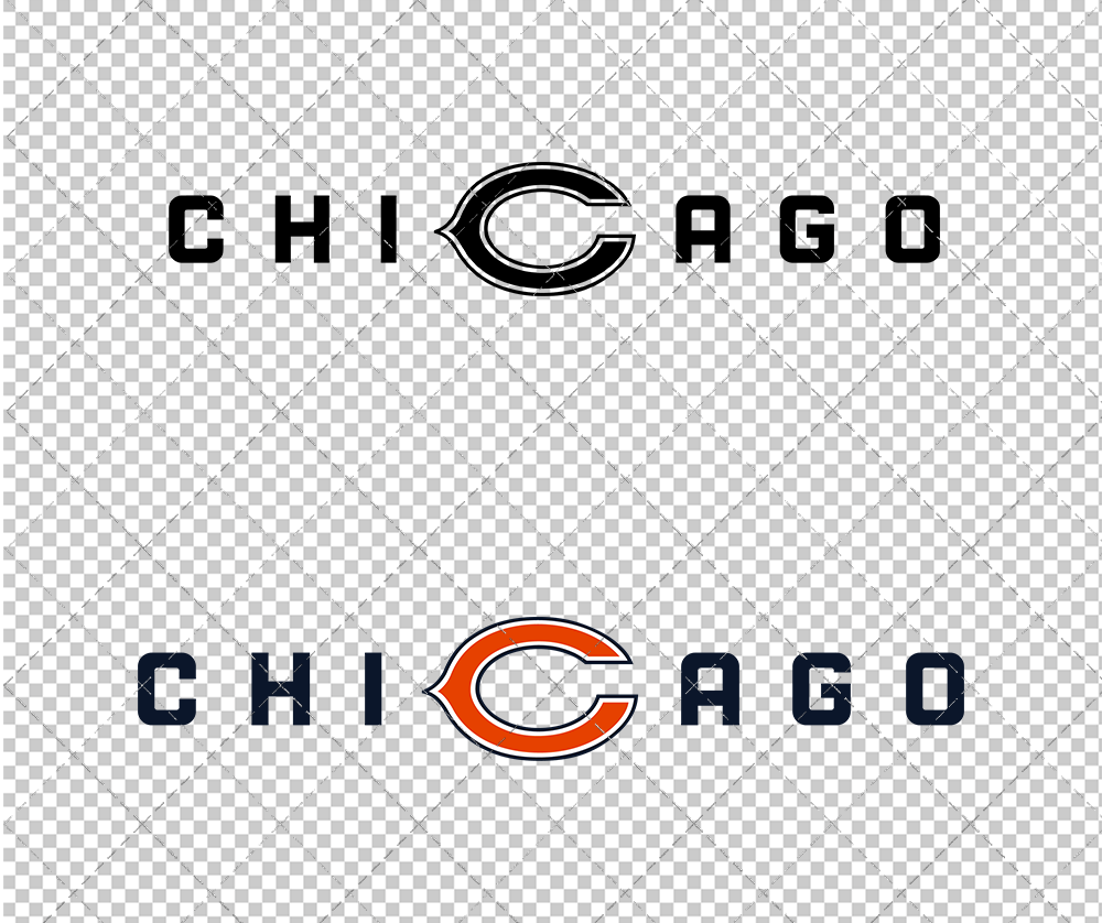 Chicago Bears Wordmark 2019, Svg, Dxf, Eps, Png - SvgShopArt