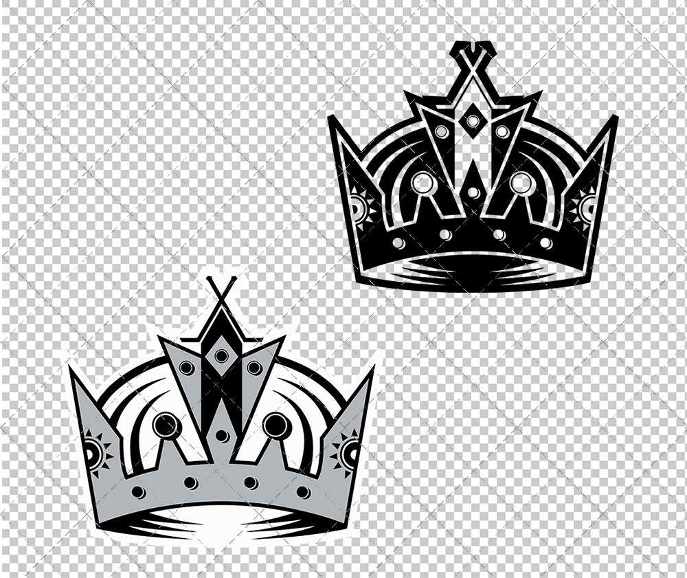 Los Angeles Kings Alternate 2011, Svg, Dxf, Eps, Png - SvgShopArt