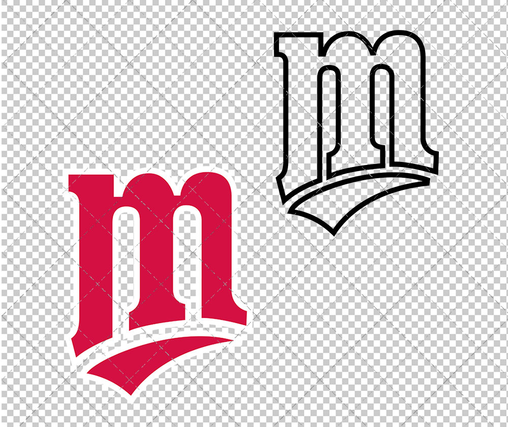 Minnesota Twins Cap 1987, Svg, Dxf, Eps, Png - SvgShopArt
