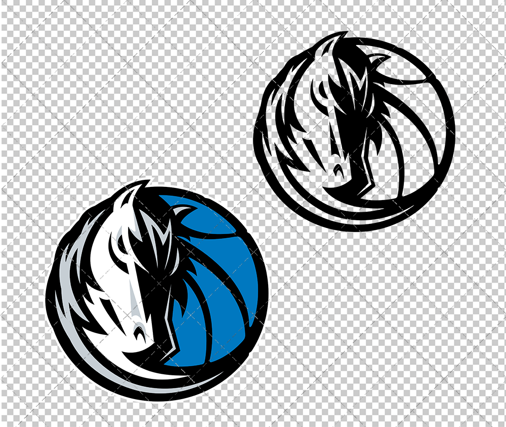 Dallas Mavericks Alternate 2001, Svg, Dxf, Eps, Png - SvgShopArt