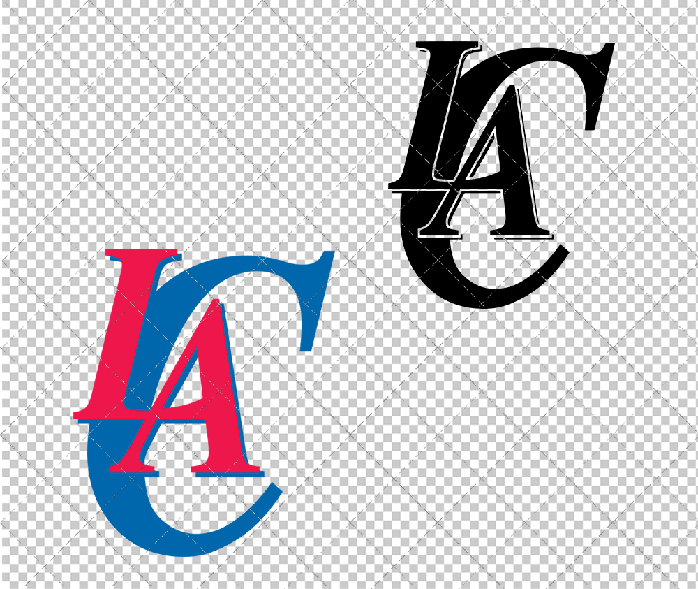 Los Angeles Clippers Alternate 1991, Svg, Dxf, Eps, Png - SvgShopArt