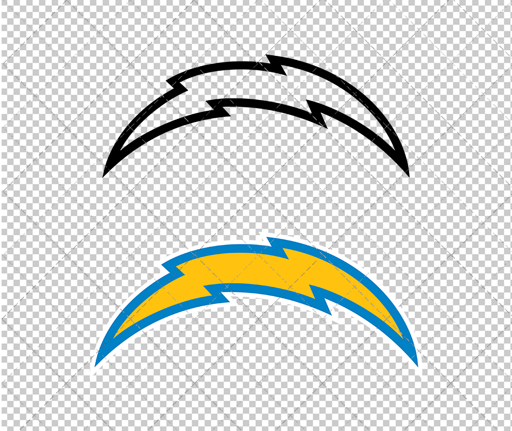 Los Angeles Chargers 2020, Svg, Dxf, Eps, Png - SvgShopArt