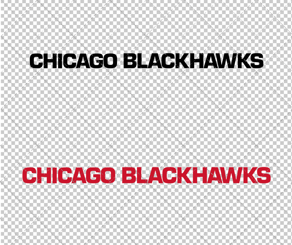 Chicago Blackhawks Wordmark 1985 002, Svg, Dxf, Eps, Png - SvgShopArt