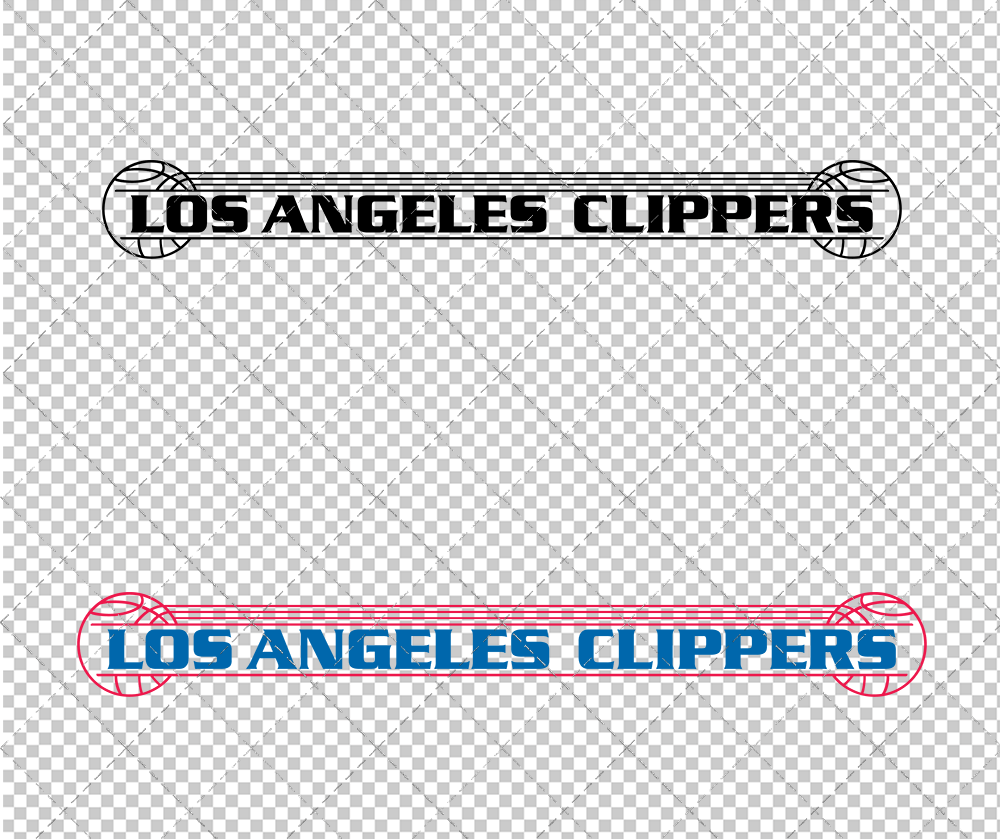 Los Angeles Clippers Wordmark 1985, Svg, Dxf, Eps, Png - SvgShopArt