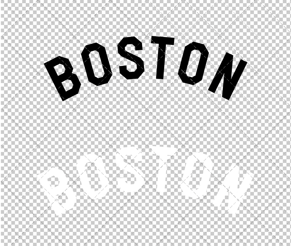 Boston Red Sox Secondary 1909, Svg, Dxf, Eps, Png - SvgShopArt
