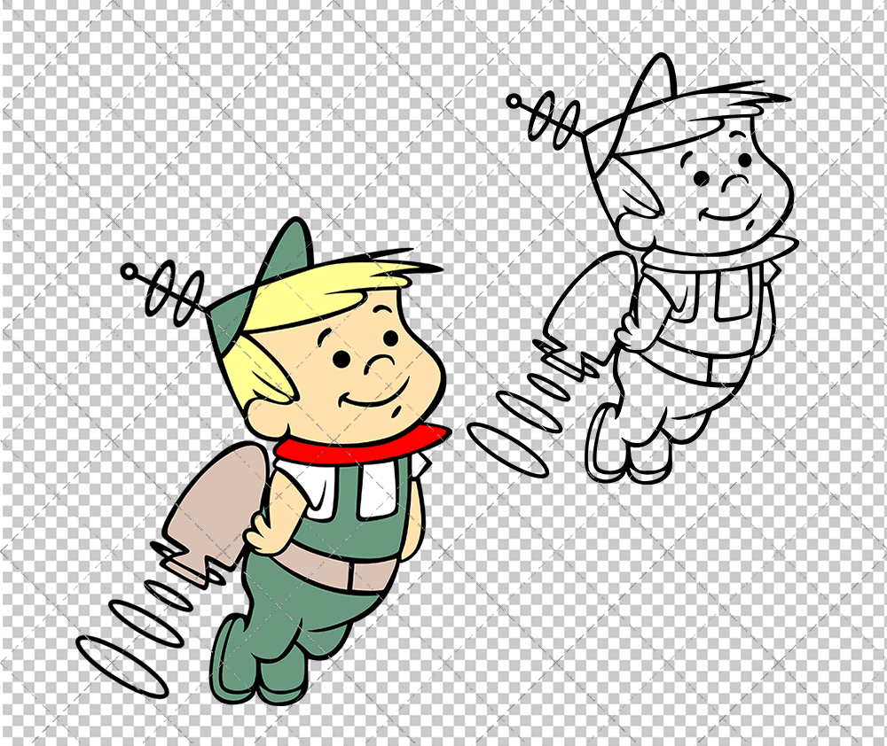 Elroy Jetson - The Jetsons, Svg, Dxf, Eps, Png - SvgShopArt