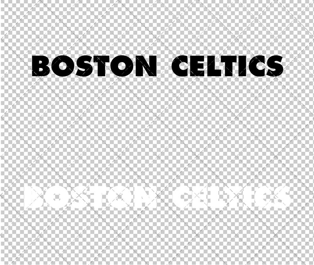 Boston Celtics Wordmark 1998 004, Svg, Dxf, Eps, Png - SvgShopArt
