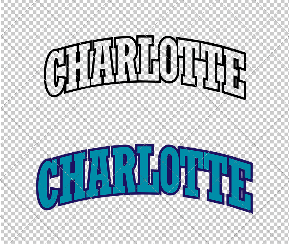 Charlotte Hornets Jersey 2014 002, Svg, Dxf, Eps, Png - SvgShopArt