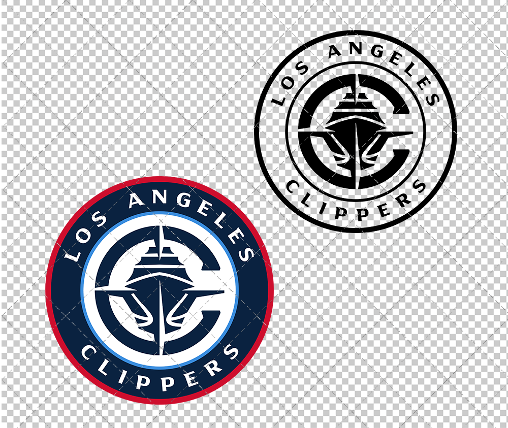 Los Angeles Clippers 2024, Svg, Dxf, Eps, Png - SvgShopArt