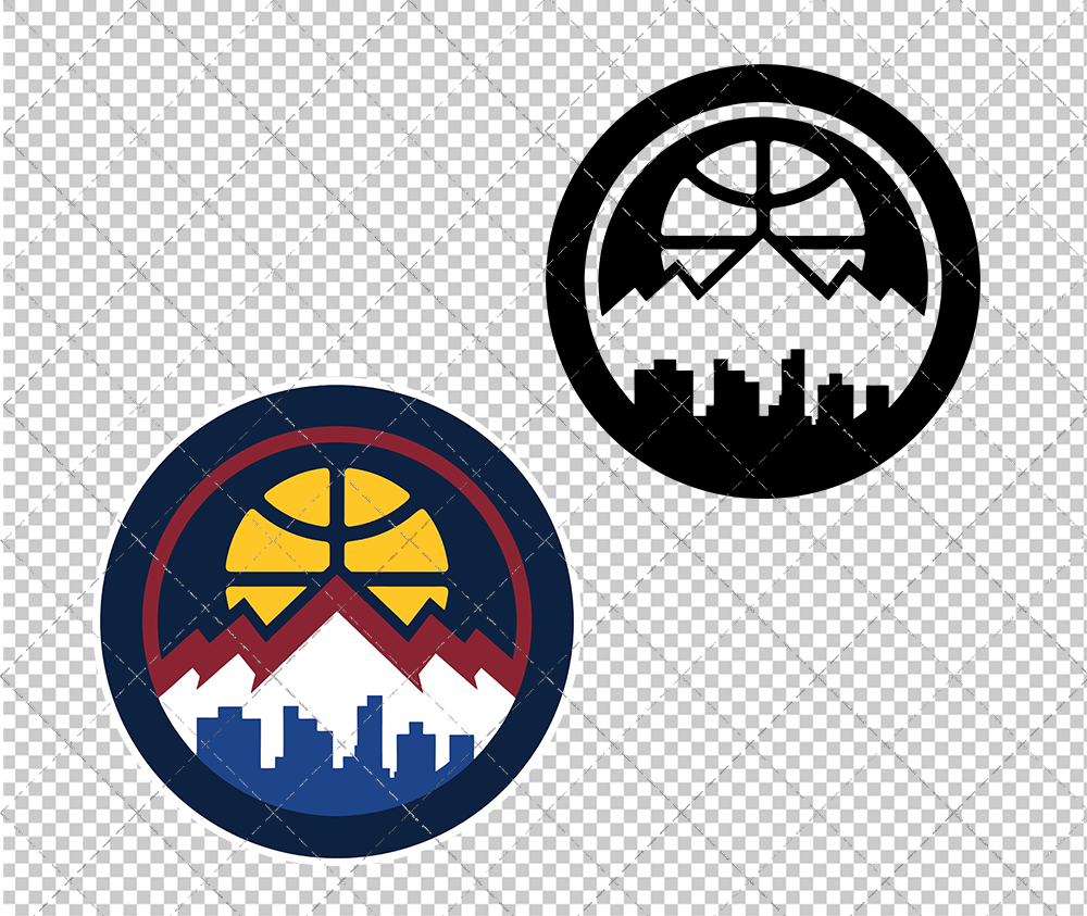 Denver Nuggets Circle 2018 002, Svg, Dxf, Eps, Png - SvgShopArt