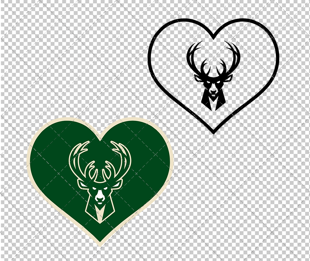 Milwaukee Bucks Concept 2015, Svg, Dxf, Eps, Png - SvgShopArt