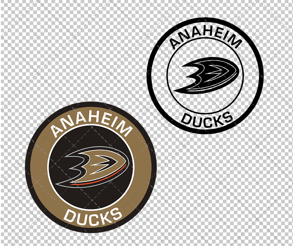 Anaheim Ducks Circle 2010 003, Svg, Dxf, Eps, Png - SvgShopArt