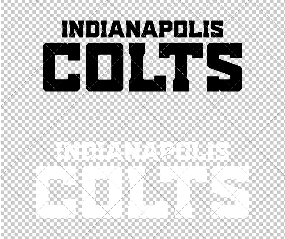 Indianapolis Colts Wordmark 2020 002, Svg, Dxf, Eps, Png - SvgShopArt