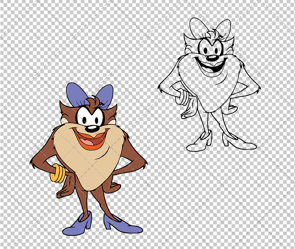 Cravate de dessin animé Picasso Handmade Looney Tunes Taz Tasmanian Cravate de dessin animé Picasso Handmade Looney Tunes Taz Tasmanian