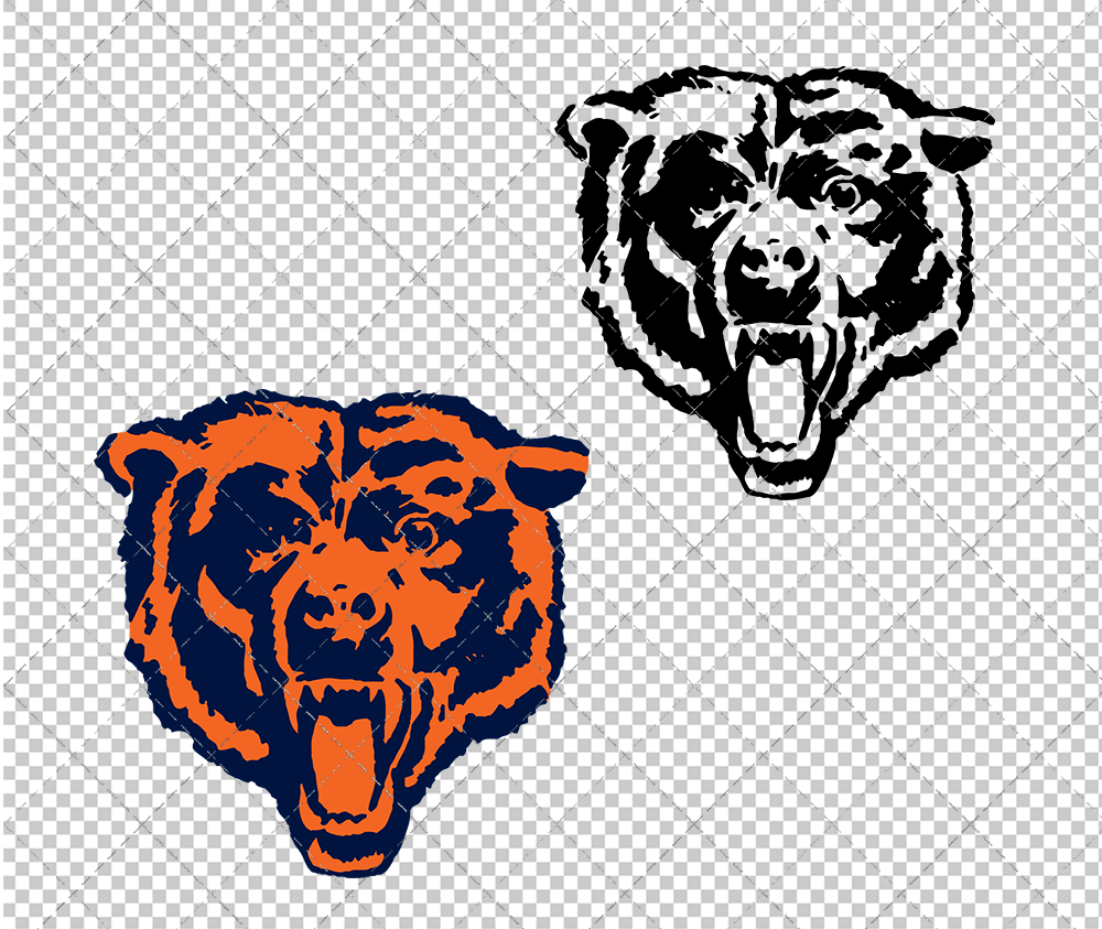 Chicago Bears 1961, Svg, Dxf, Eps, Png - SvgShopArt