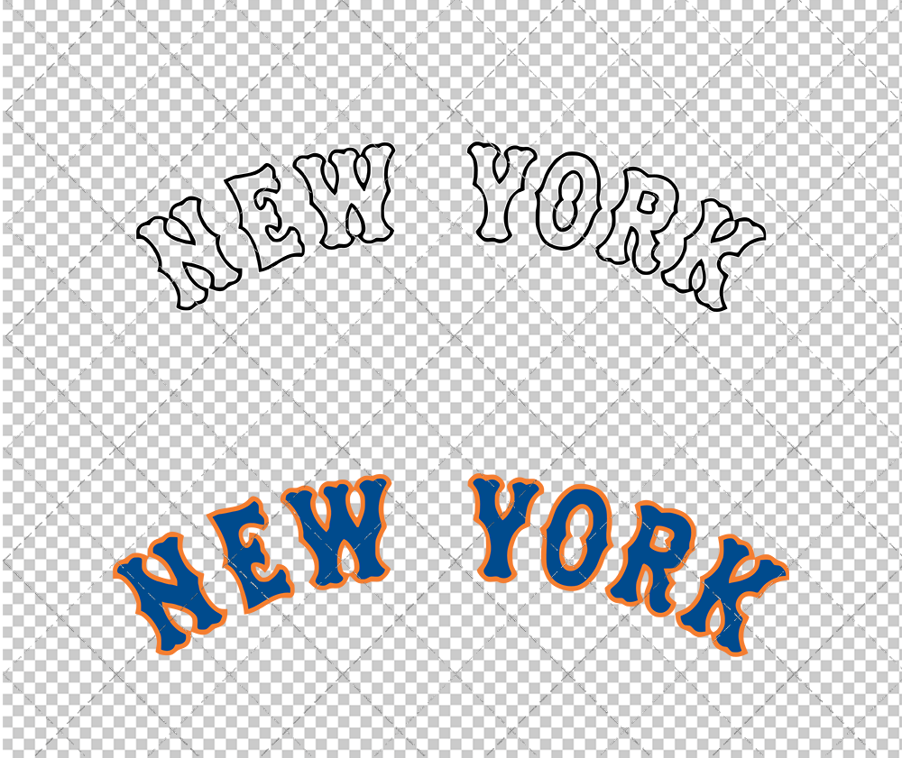 New York Mets Jersey 2012 003, Svg, Dxf, Eps, Png - SvgShopArt