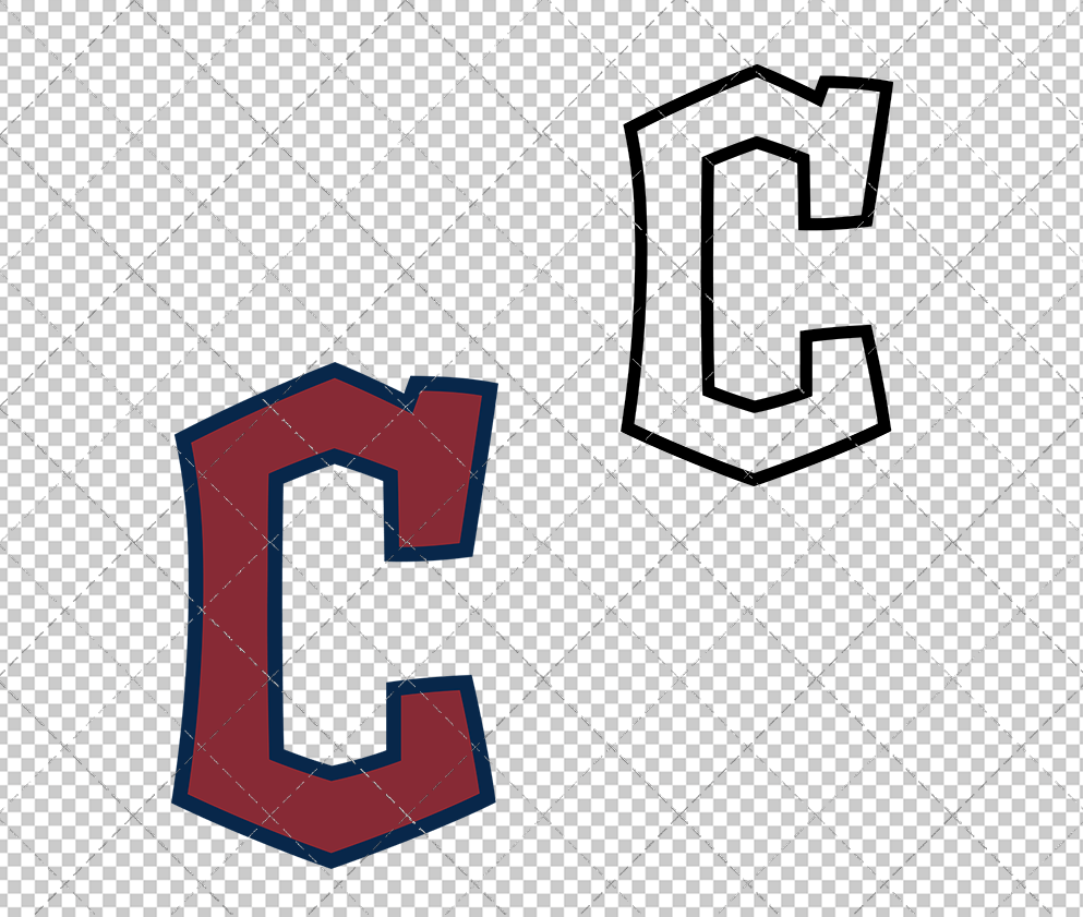 Cleveland Guardians City Connect Cap 2024, Svg, Dxf, Eps, Png - SvgShopart