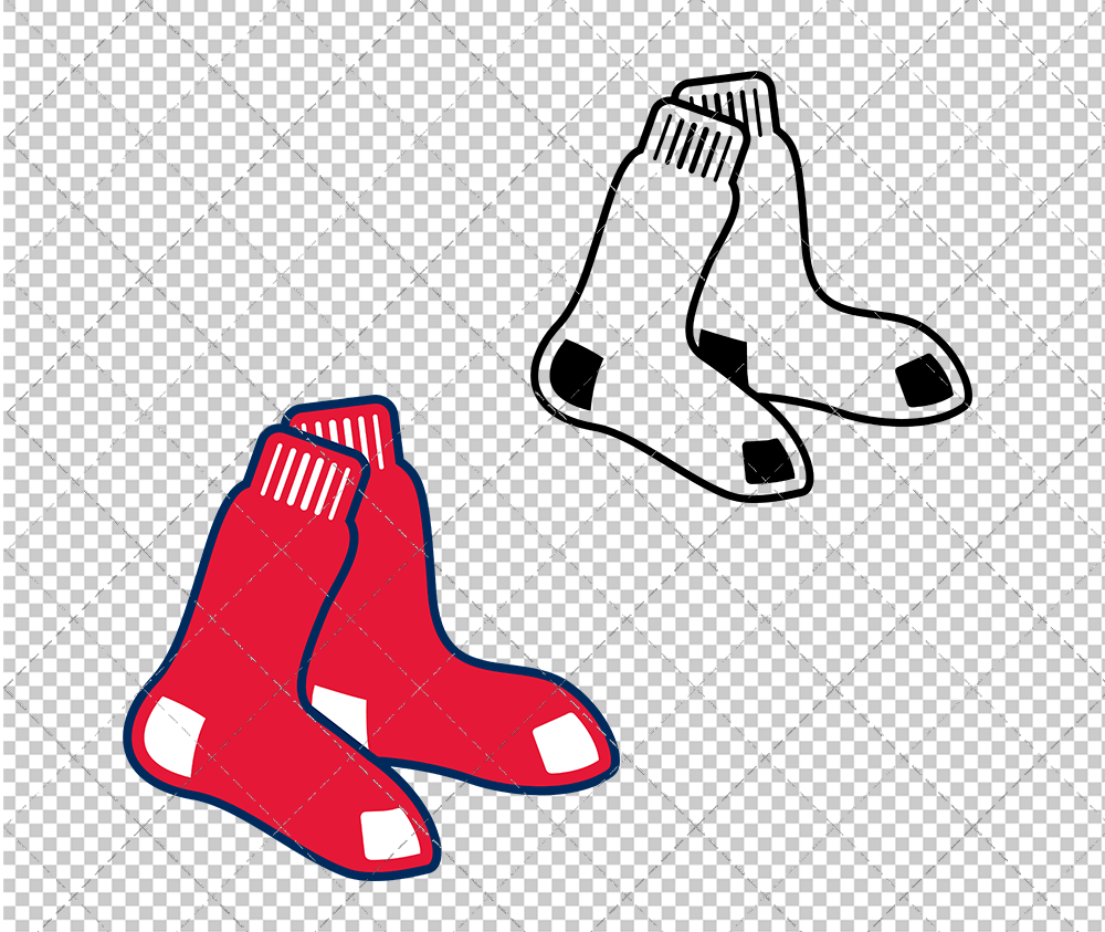 Boston Red Sox Alternate 2009 002, Svg, Dxf, Eps, Png - SvgShopArt